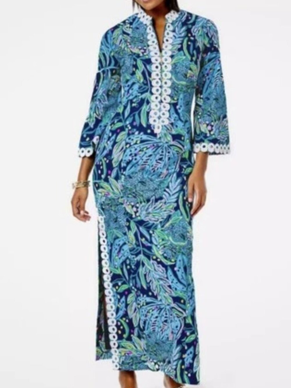 NWT Lilly Pulitzer Shealyn Maxi Dress Catty Purrsonality Time Capsule sz 4 $278